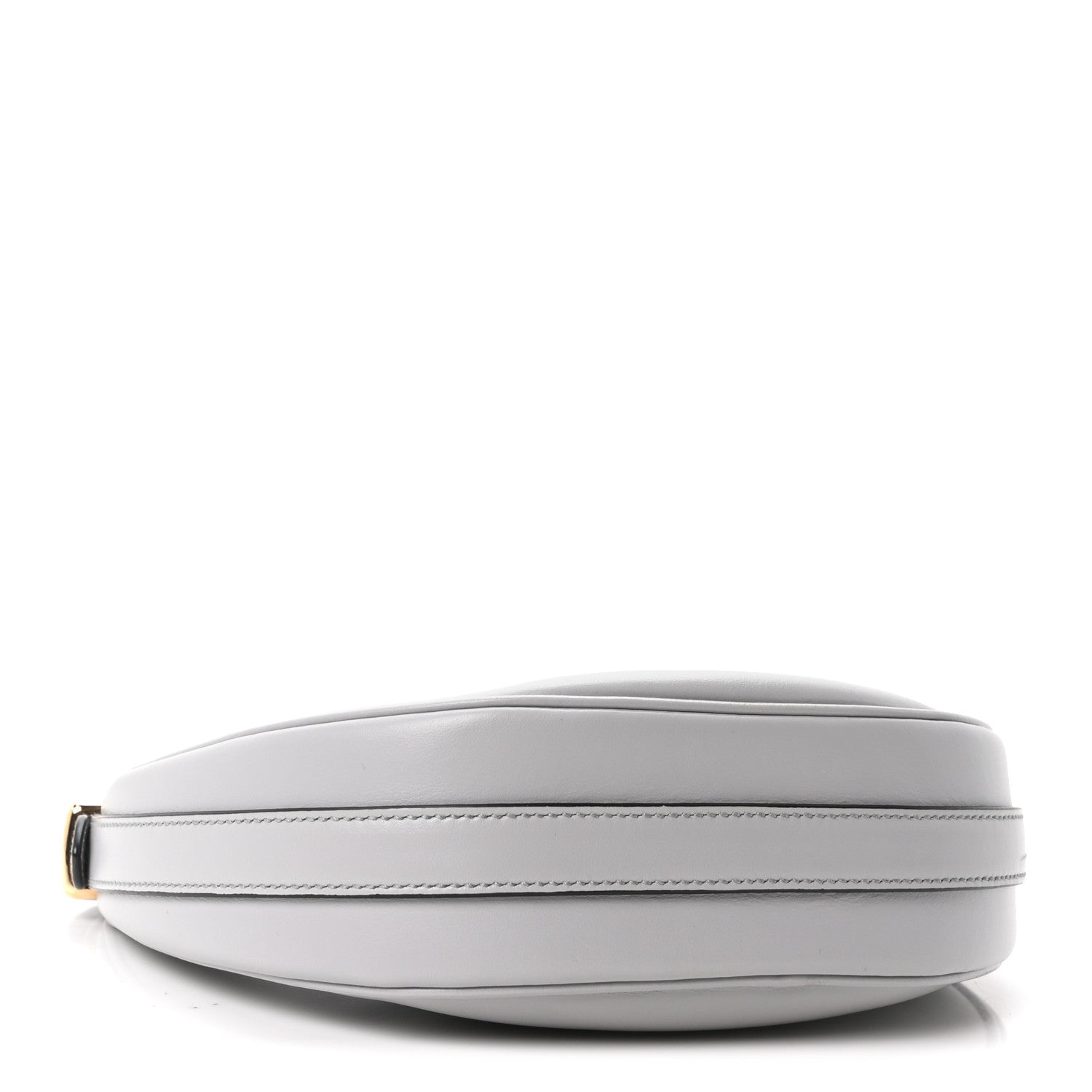 Soft Calfskin Arque Shoulder Bag Granito