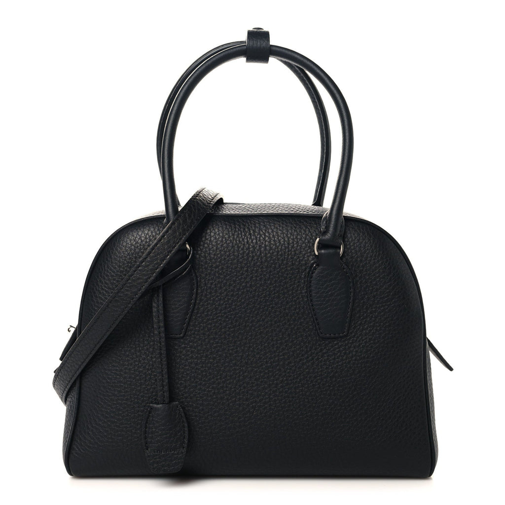 Matte Grained Calfskin India 10 Black