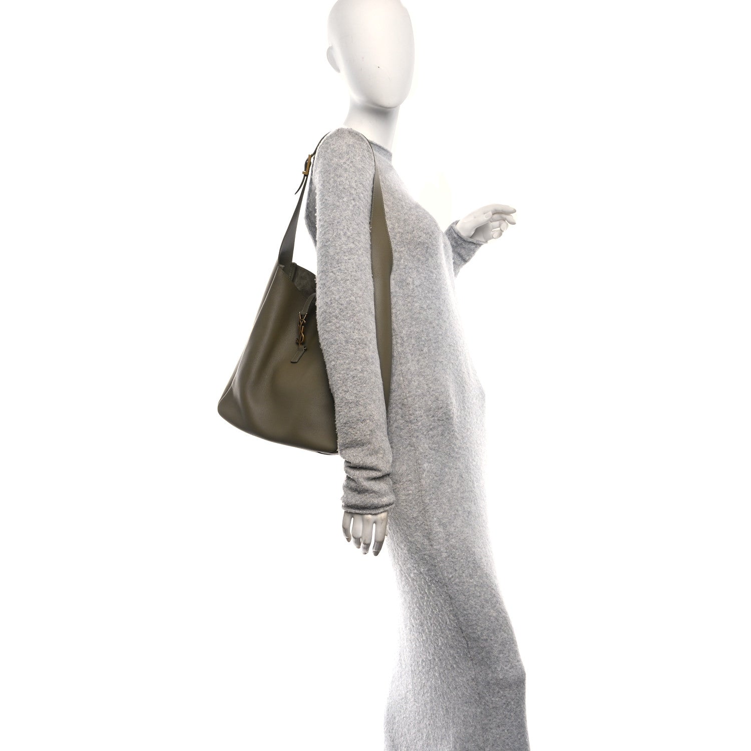 Supple Calfskin Large Le 5 A 7 Soft Hobo Strong Moss