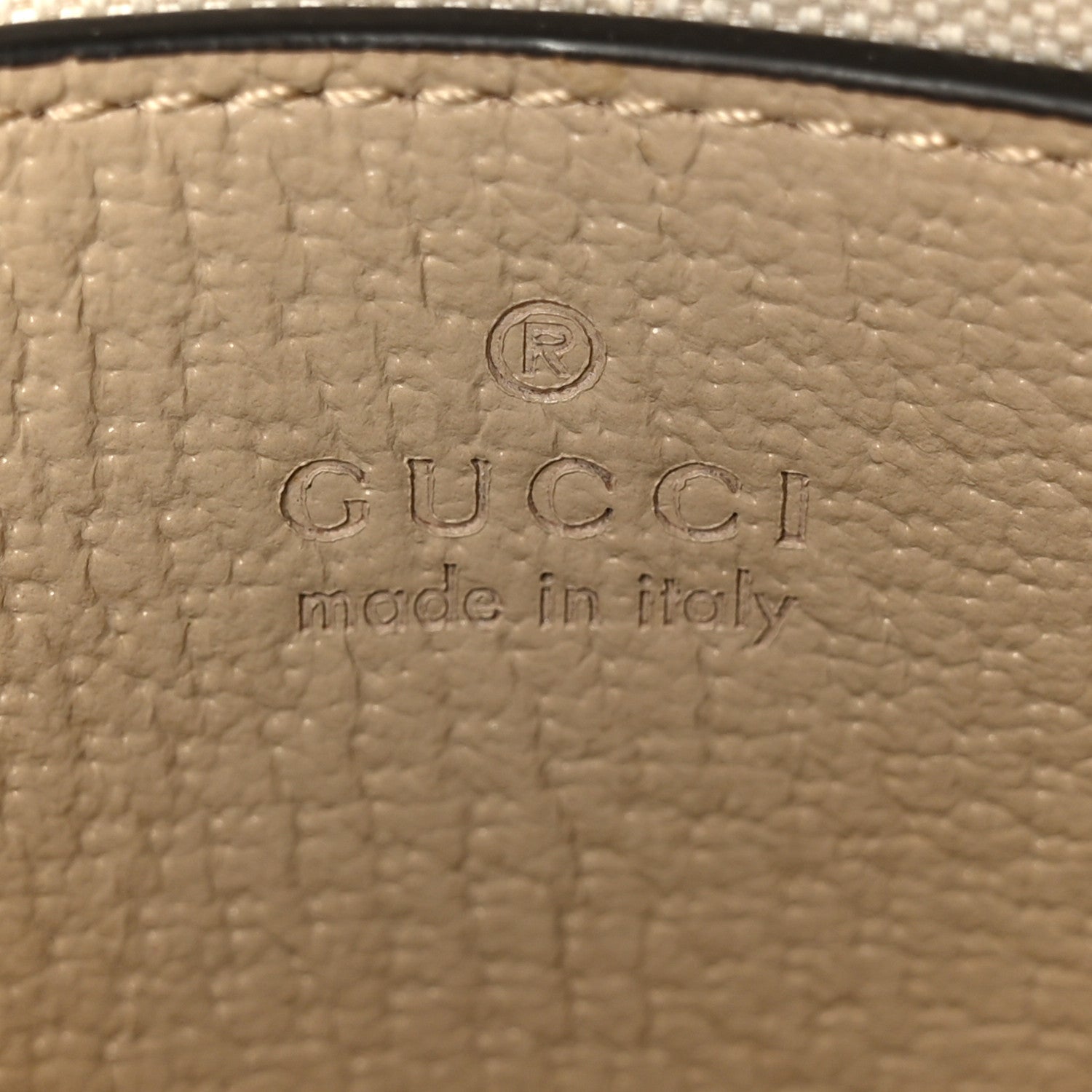 GG Supreme Monogram Textured Dollar Calfskin Web Small Ophidia GG Handbag Beige Mystic White Oatmeal