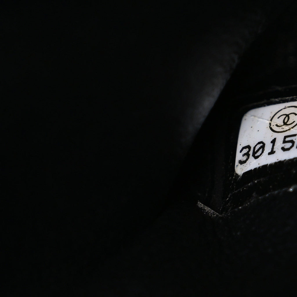 Sheepskin Chevron Quilted 2.55 Reissue 225 Double Flap So Black