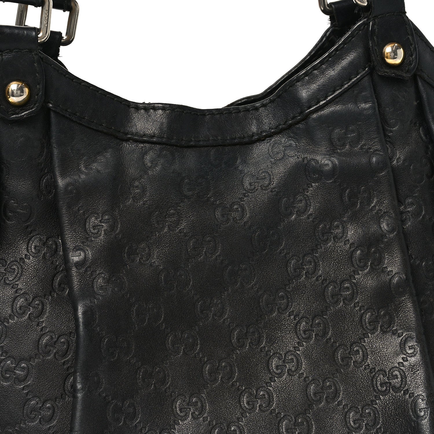 Guccissima Medium Sukey Tote Black