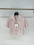 Chanel 24P Pink short sleeve jacket size 34