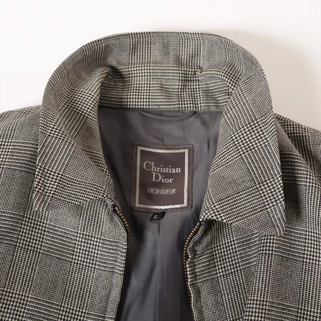 Christian Dior Mousieur Wool Blouson Gray