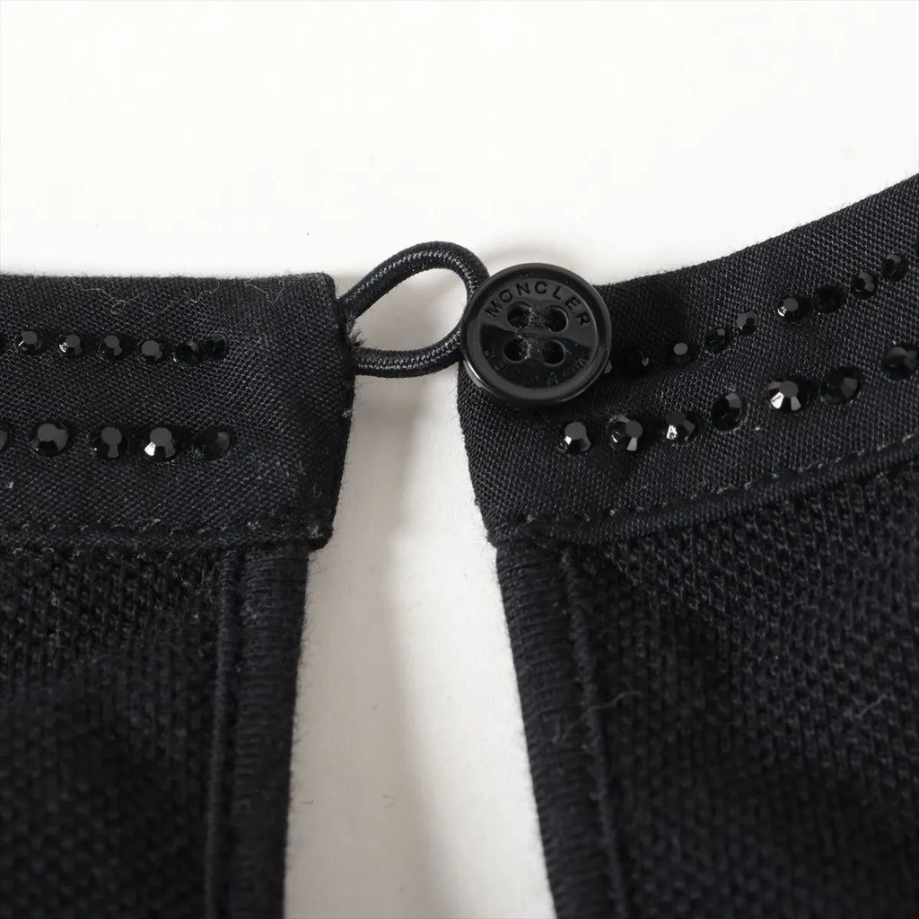Moncler Vestito Cotton Dress Black