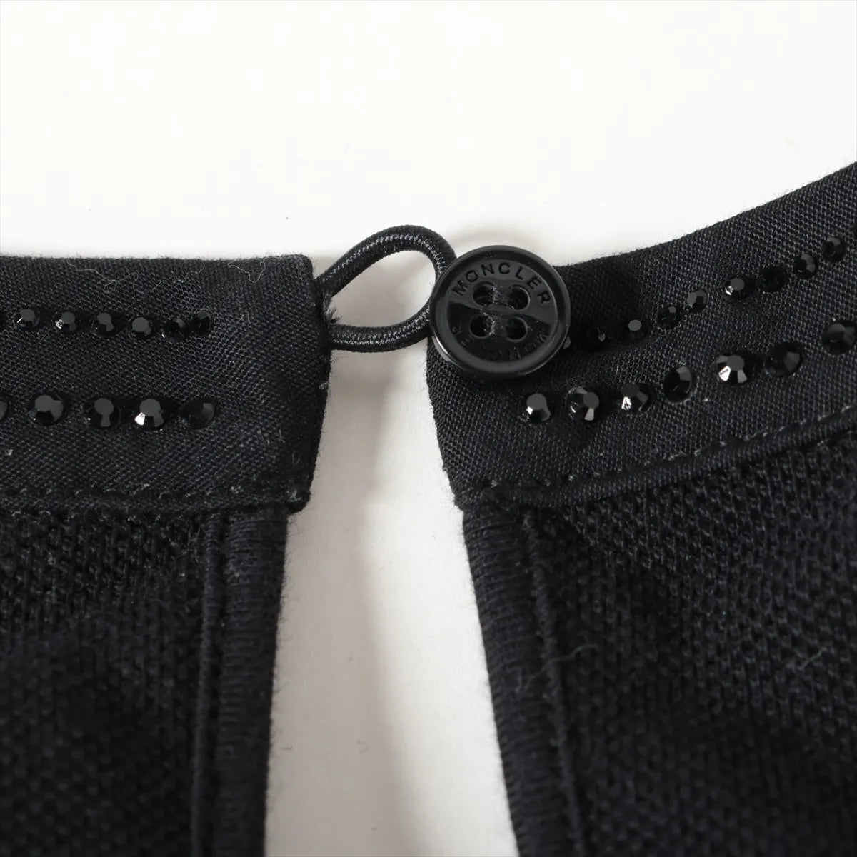Moncler Vestito Cotton Dress Black
