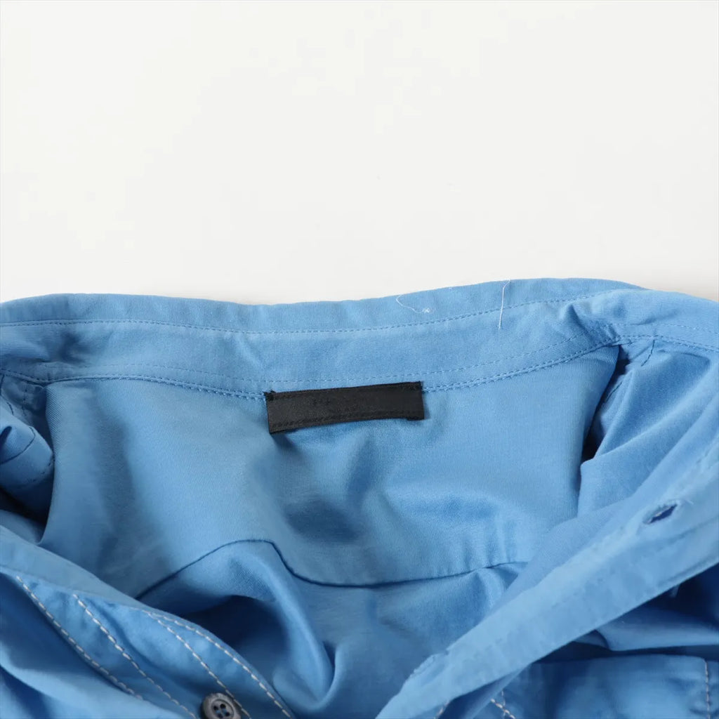 Prada Cotton Polo Shirt Blue