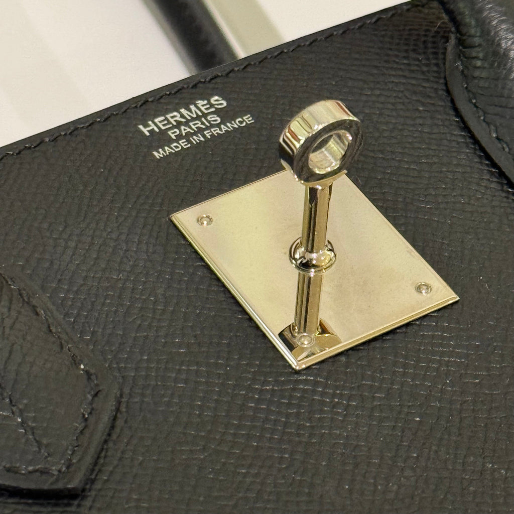 HERMÈS BIRKIN 30 BLACK WITH PALLADIUM HARDWARE STAMP Z