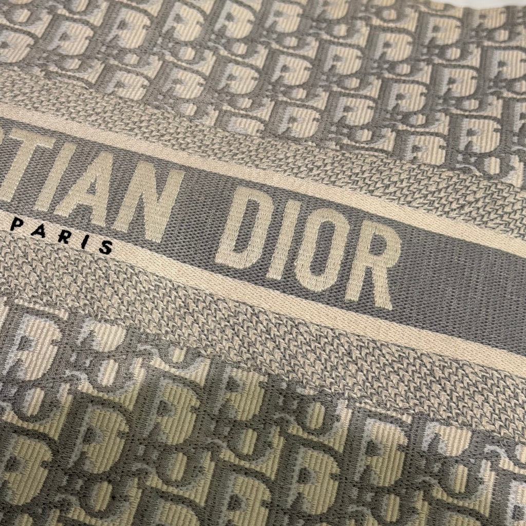 Dior Large Tote Bag Grey Tote