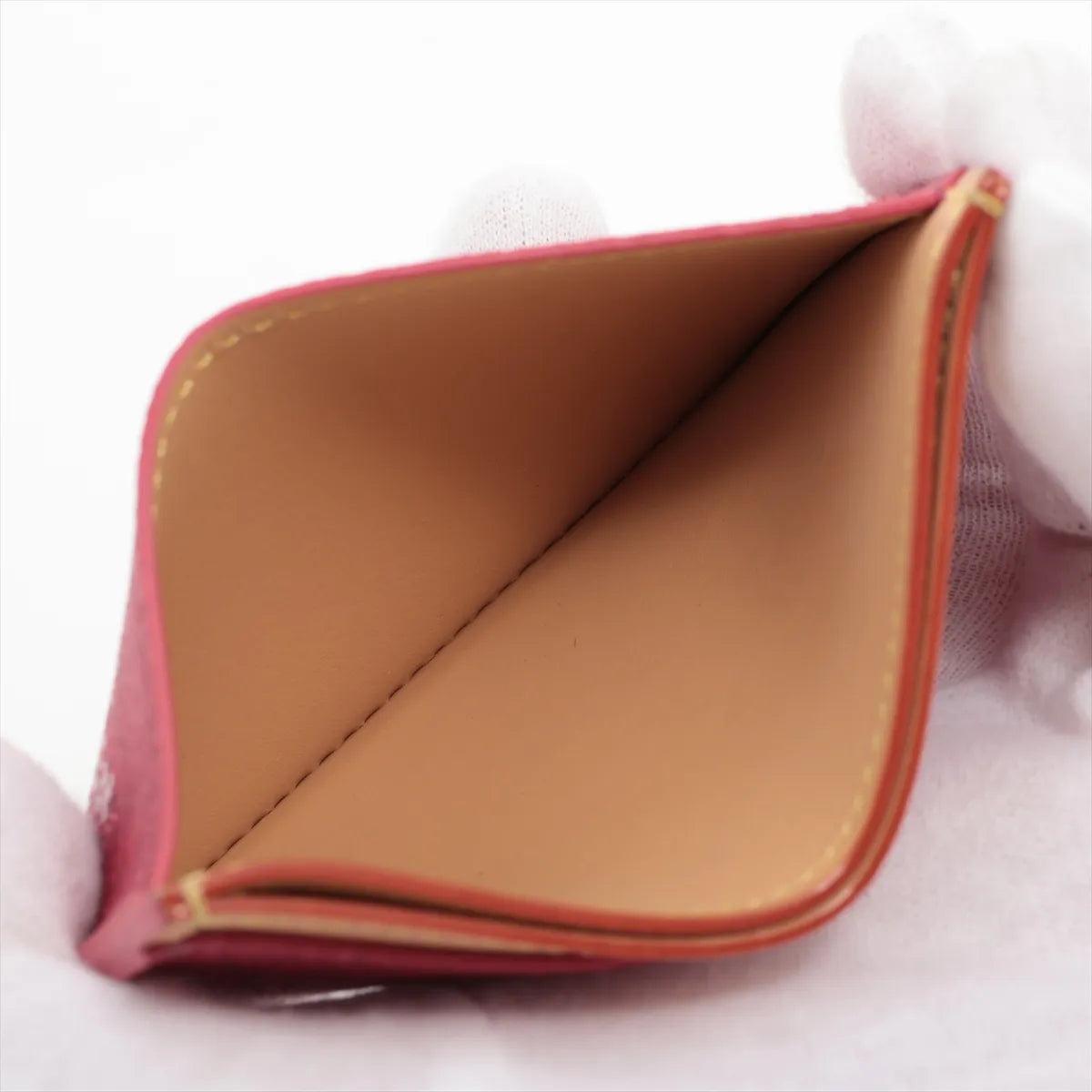 Louis Vuitton Monogram Card Case Pink