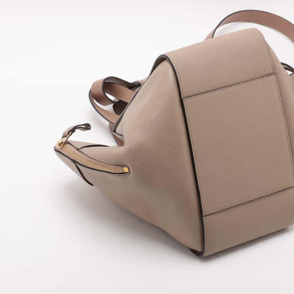 Loewe Hammock Medium Leather Two-Way Handbag Beige
