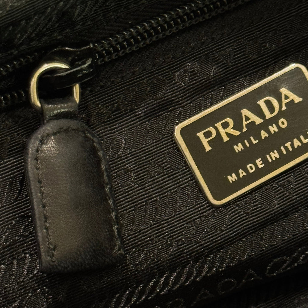 PRADA VINTAGE TRIANGLE LOGO BACKPACK