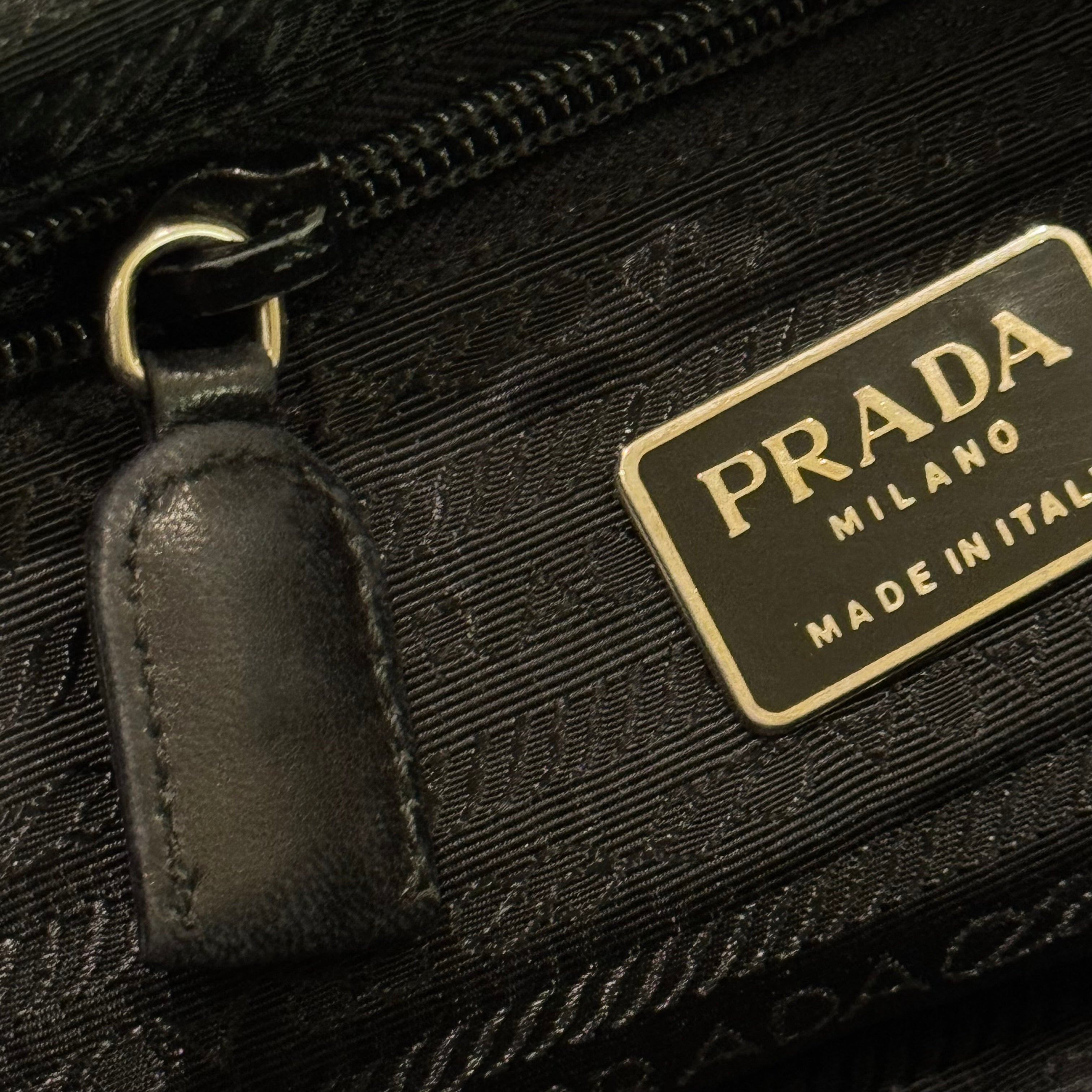 PRADA VINTAGE TRIANGLE LOGO BACKPACK