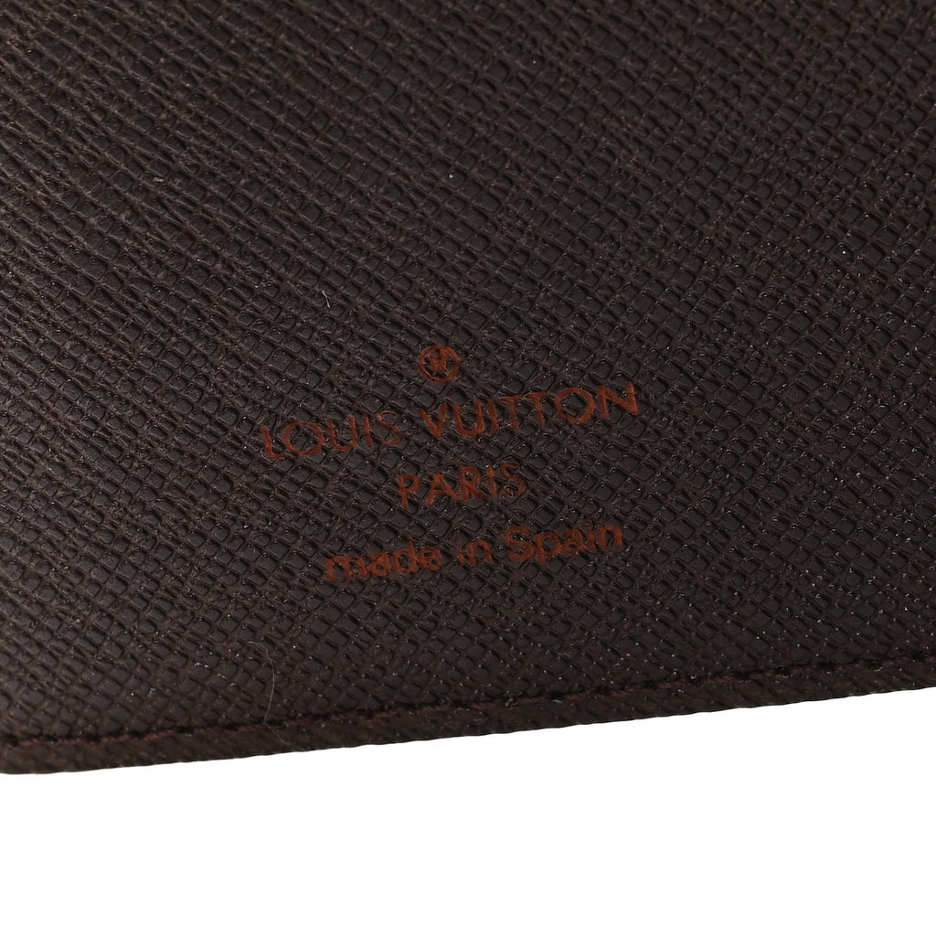 Damier Ebene Small Ring Agenda Cover