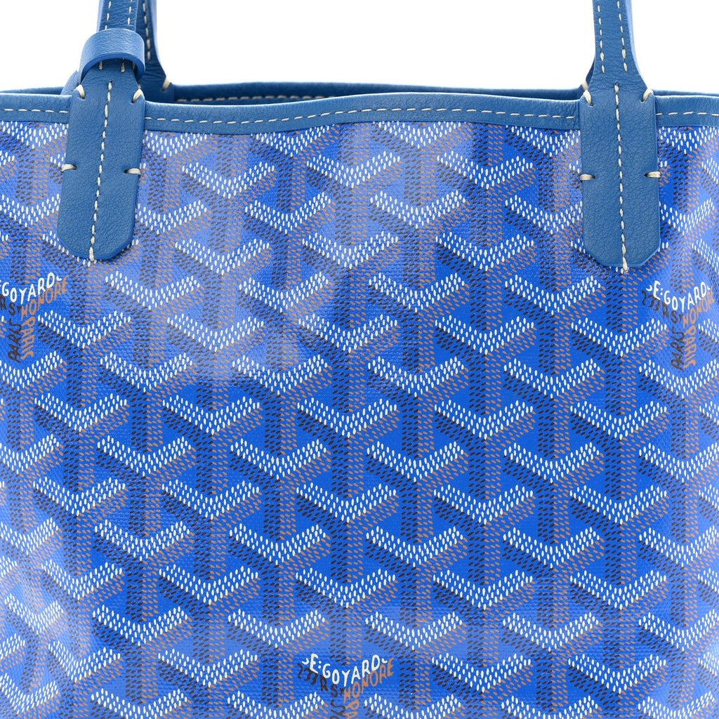 Goyardine Reversible Mini Anjou Sky Blue