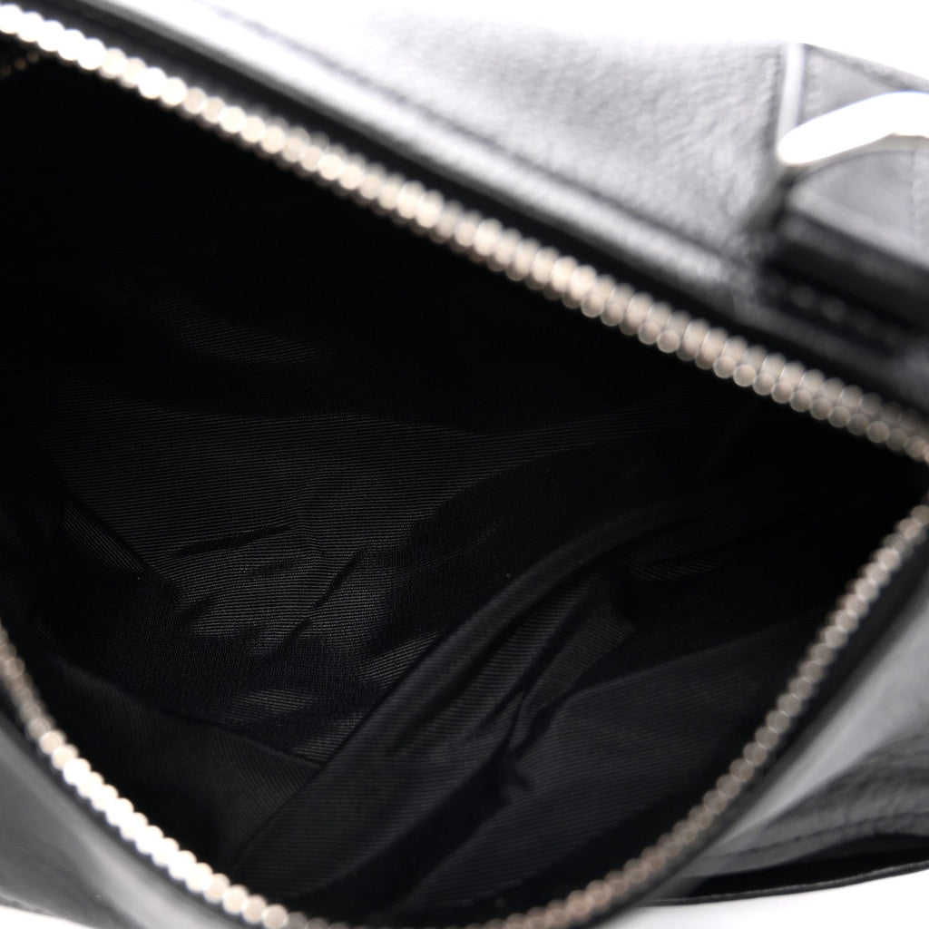 Sugar Goatskin Mini Pandora  Black