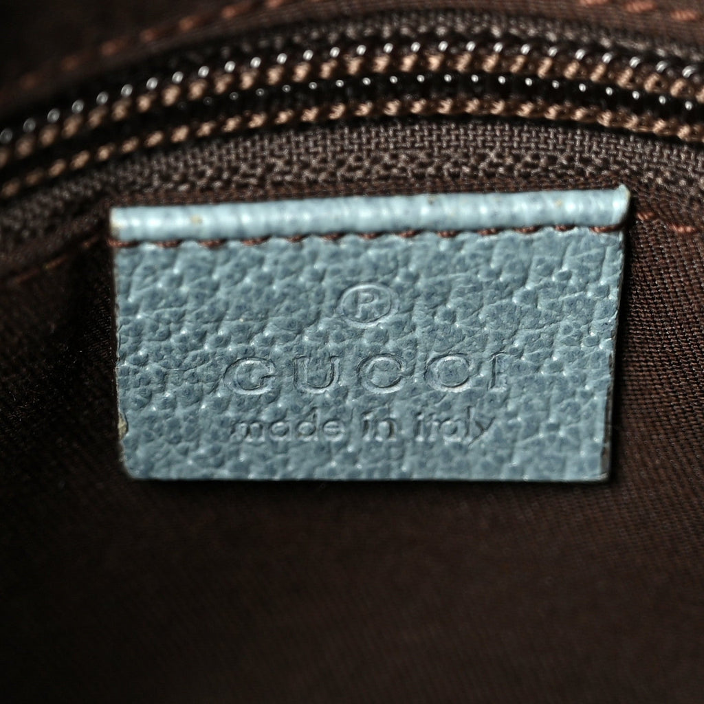 Monogram Web Small Flat Messenger Bag Blue