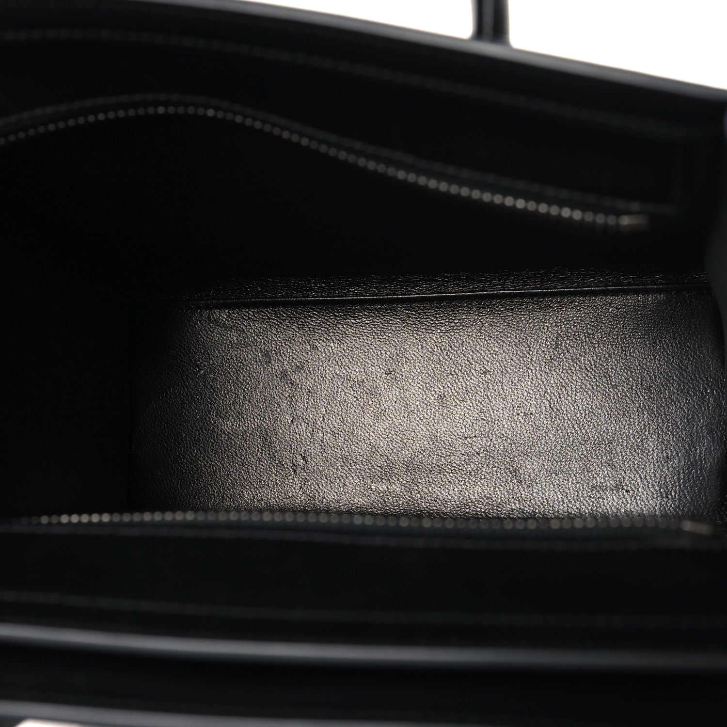 Baby Grained Calfskin Nubuck Tri-color Nano Luggage Anthracite