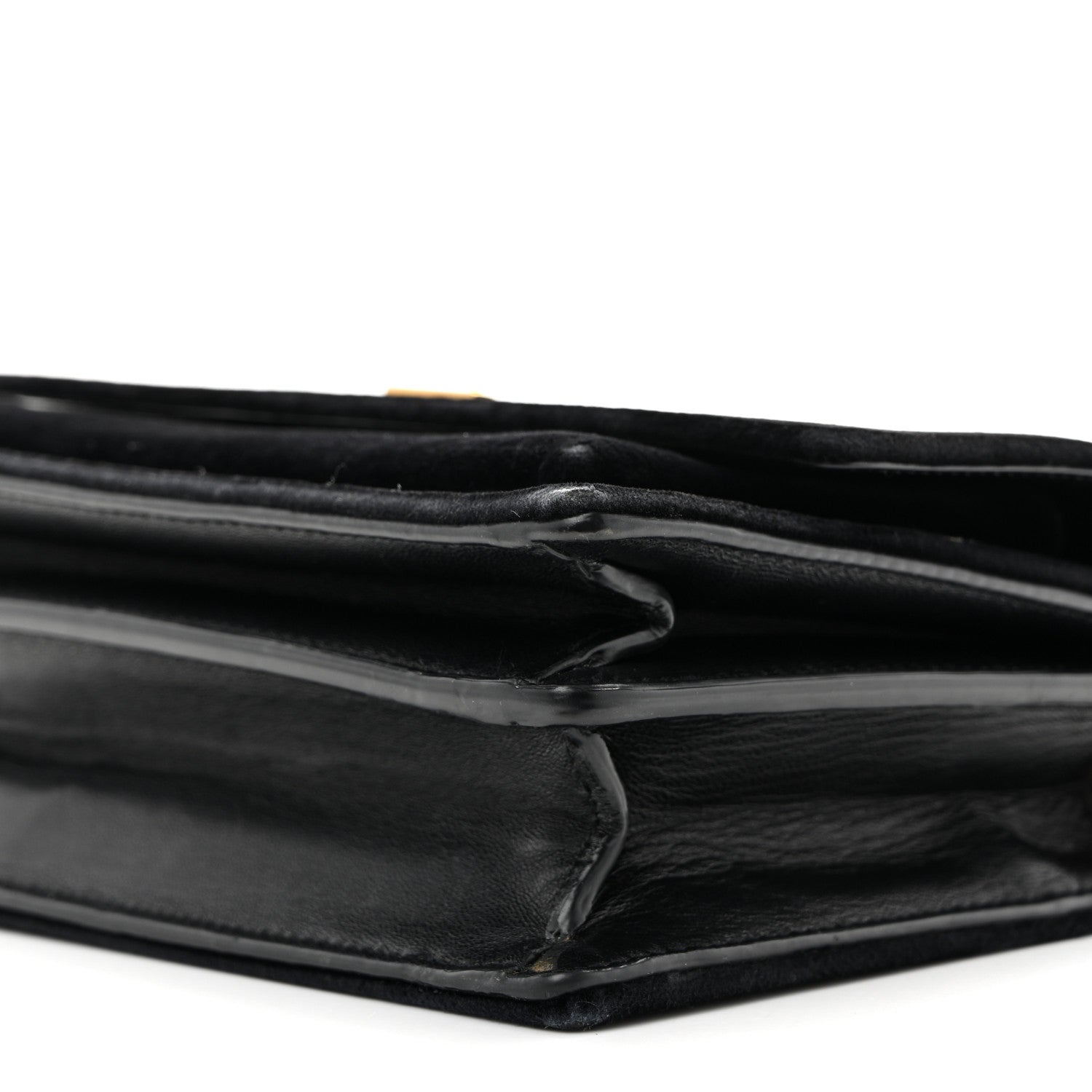 Velvet Small Monogram Sunset Black