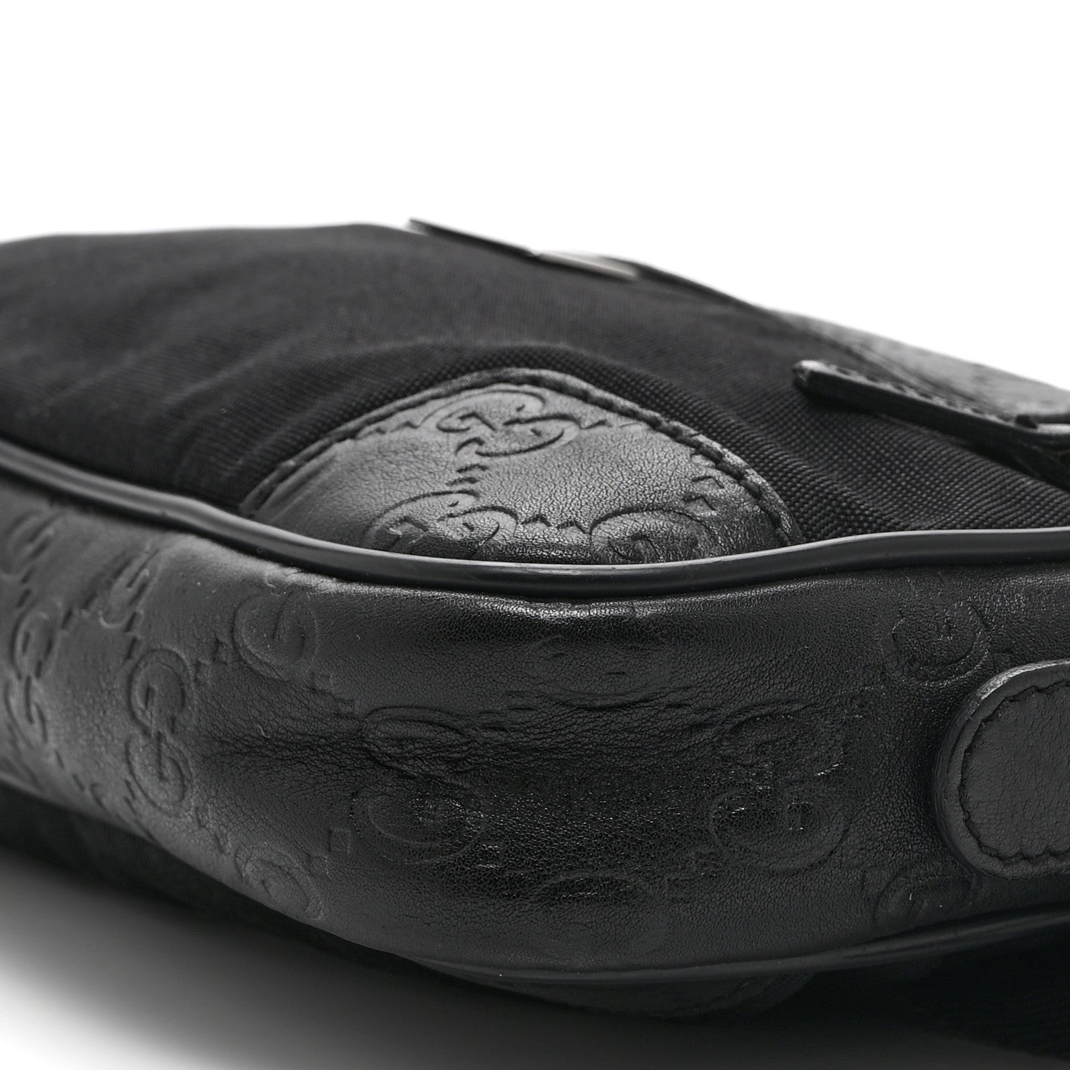 Guccissima Nylon Belt Bag  Black