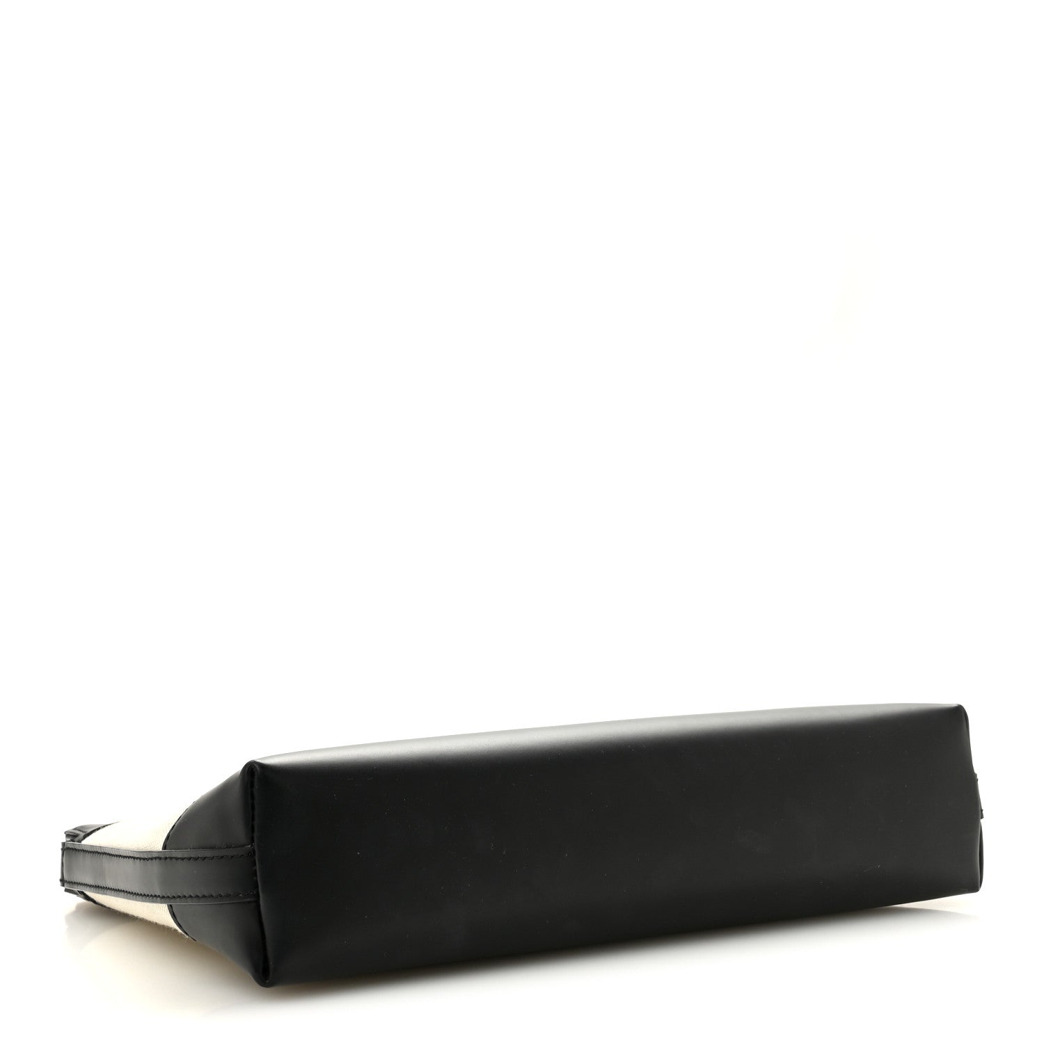 Cotton Canvas Pochette Crossbody Bag Black