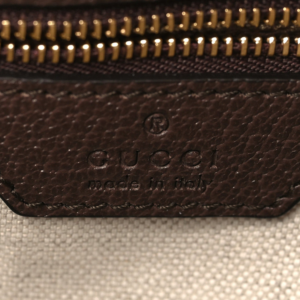 GG Supreme Monogram Web Geometric Small Jackie 1961 Beige Multicolor Brown Sugar