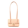 Shiny Caviar Mini Preppy Coco Shoulder Bag Light Pink
