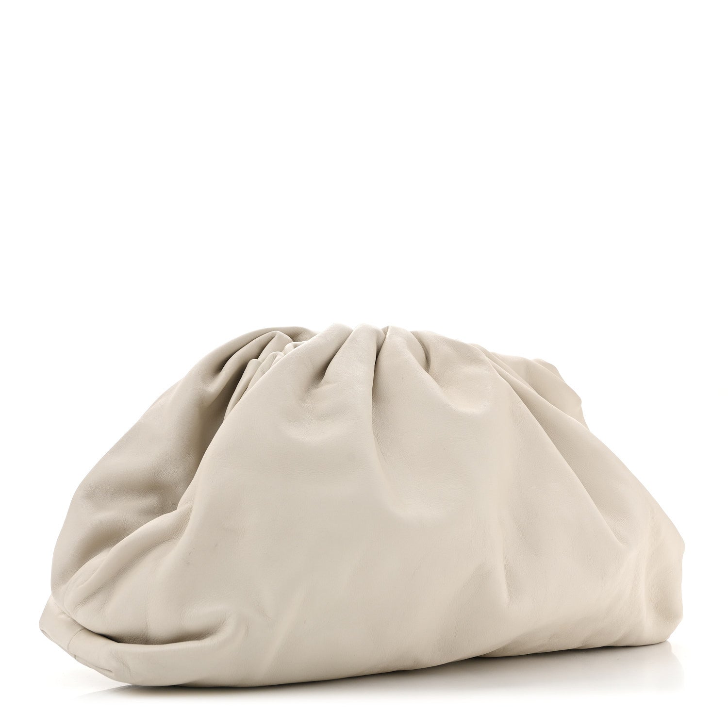 Smooth Butter Calf The Pouch Oversized Clutch Plaster