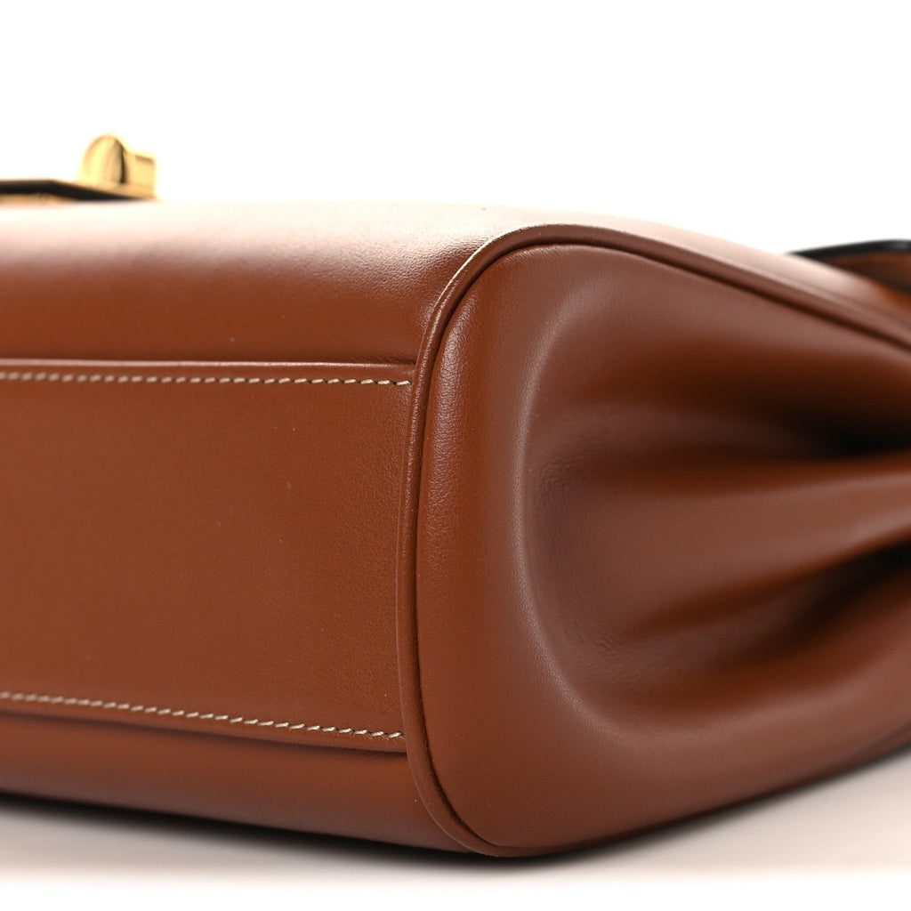 Smooth Calfskin Teen Soft 16 Shoulder Bag Tan