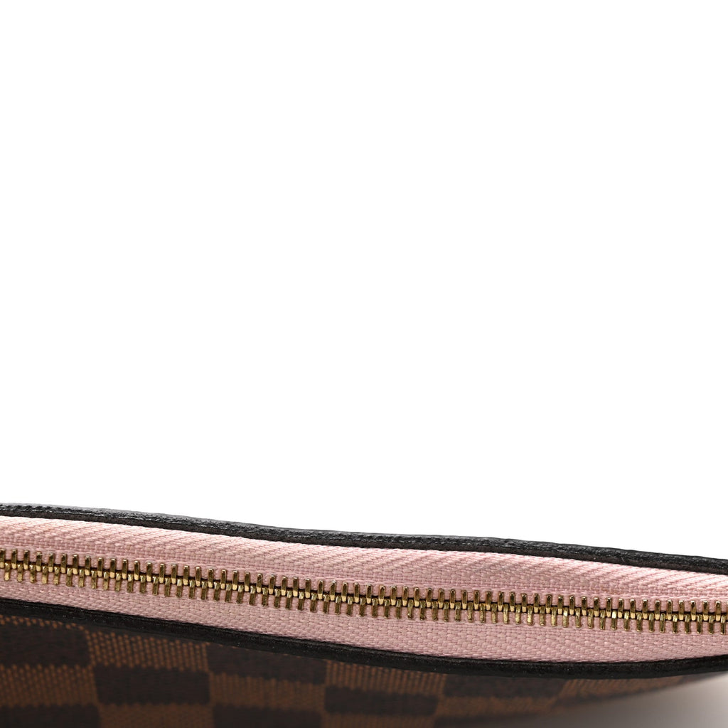 Damier Ebene Neverfull MM GM Pochette Rose Ballerine