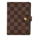 Damier Ebene Small Ring Agenda Cover
