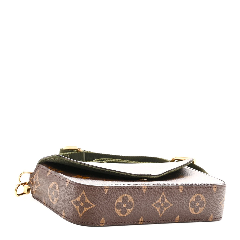 Monogram Felicie Strap & Go Kaki