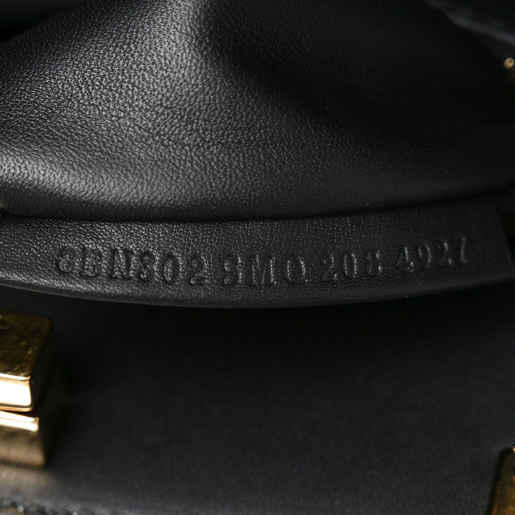 Vitello Tahiti Burro Medium Peekaboo Iconic Essentially Satchel Tortora Black