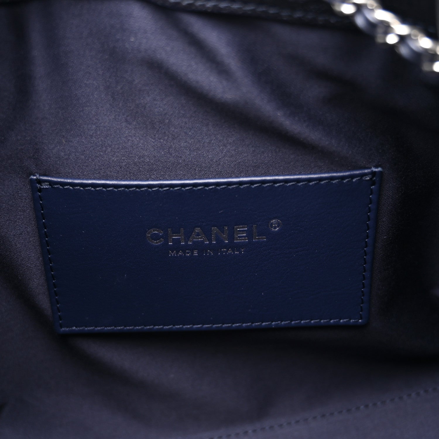 Caviar Quilted Small Chanel 25 Handbag Dark Navy