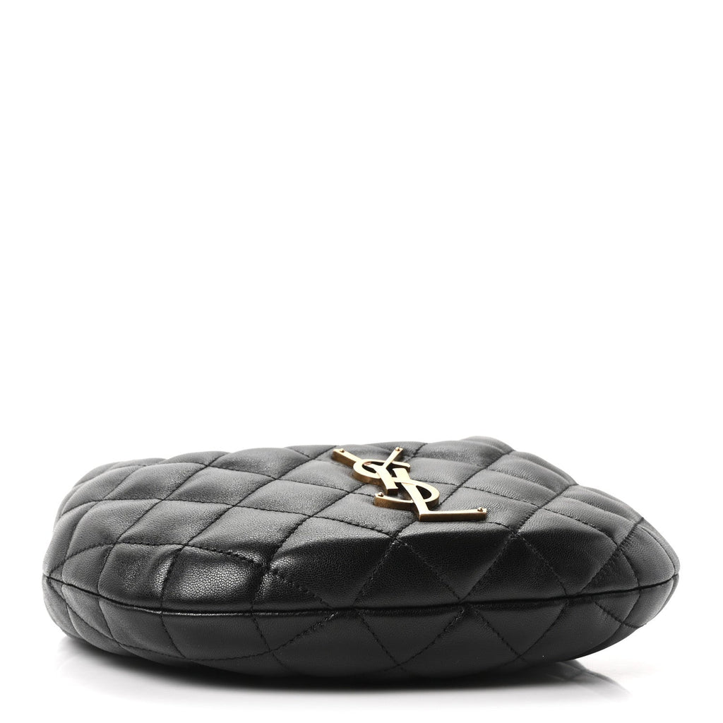 Lambskin Quilted Icarino Bag Black