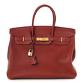 Togo Verso Birkin 35 Brique Ebene