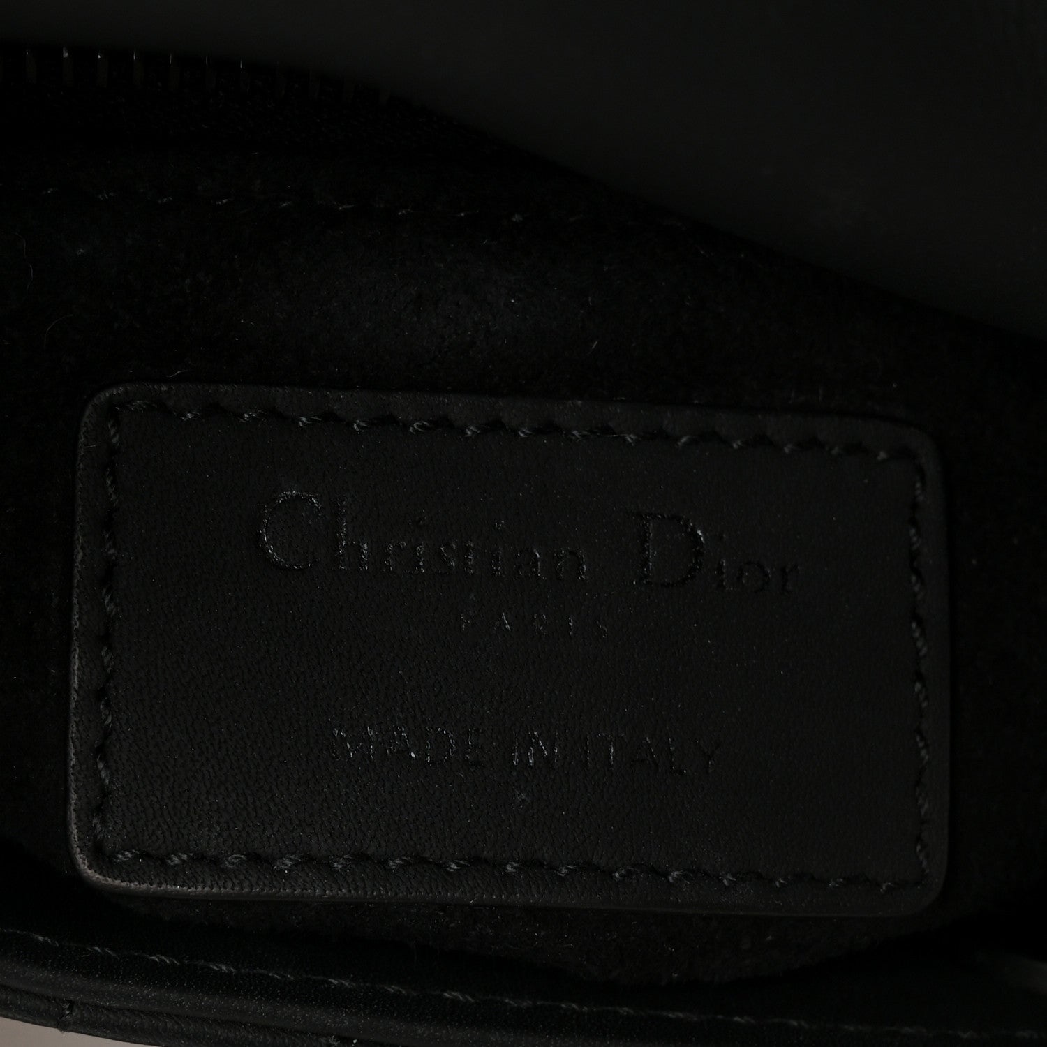 Ultra Matte Calfskin Cannage Mini Lady Dior Black