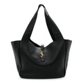 Grained Deerskin Bea Tote Black