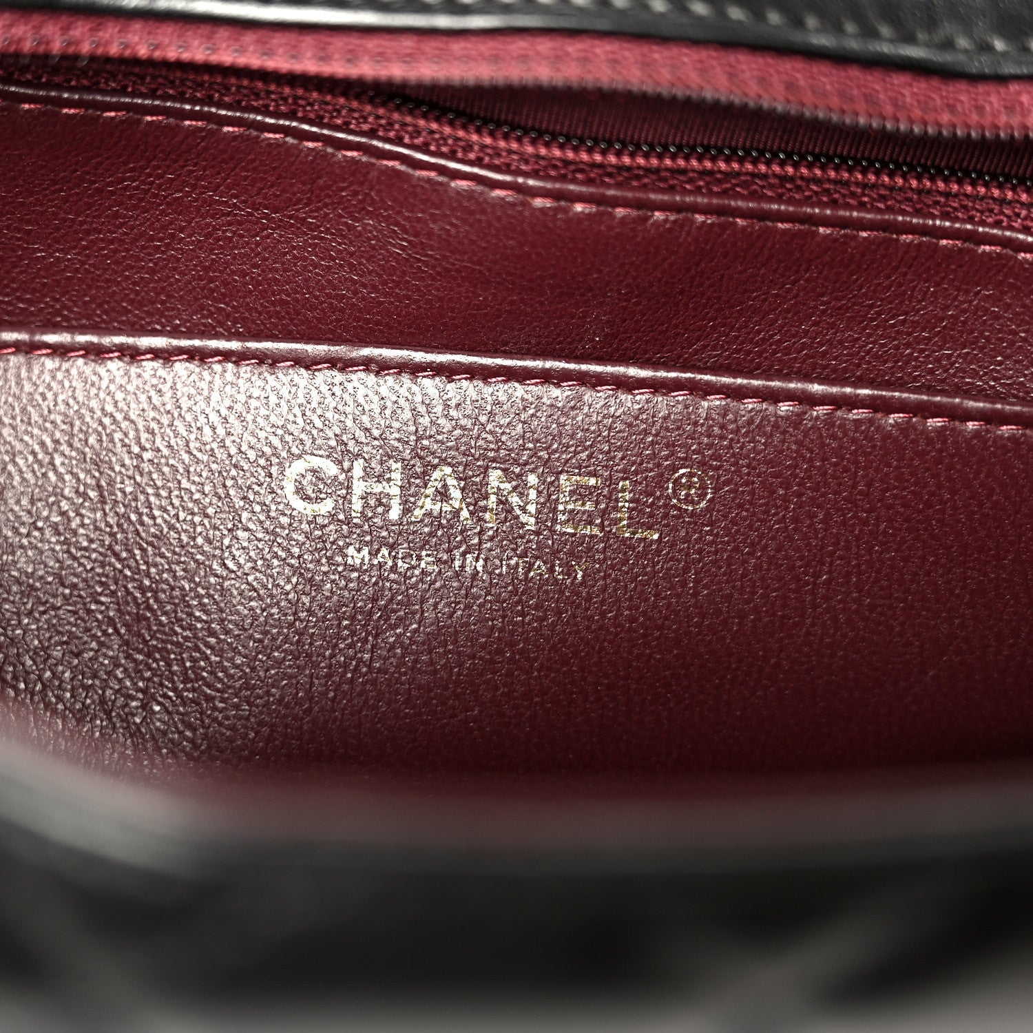 Lambskin Quilted Jumbo Single Flap Black