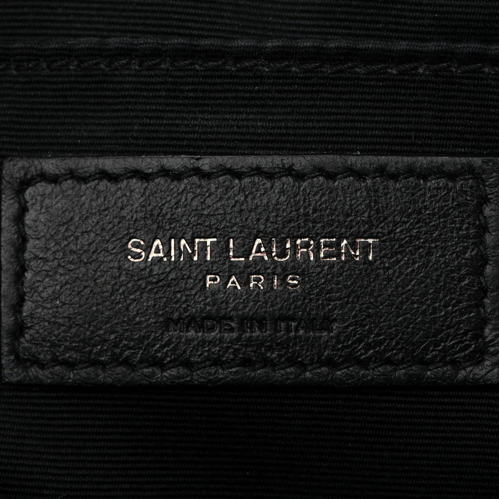 Calfskin Matelasse Monogram Monochrome Lou Camera Bag Black