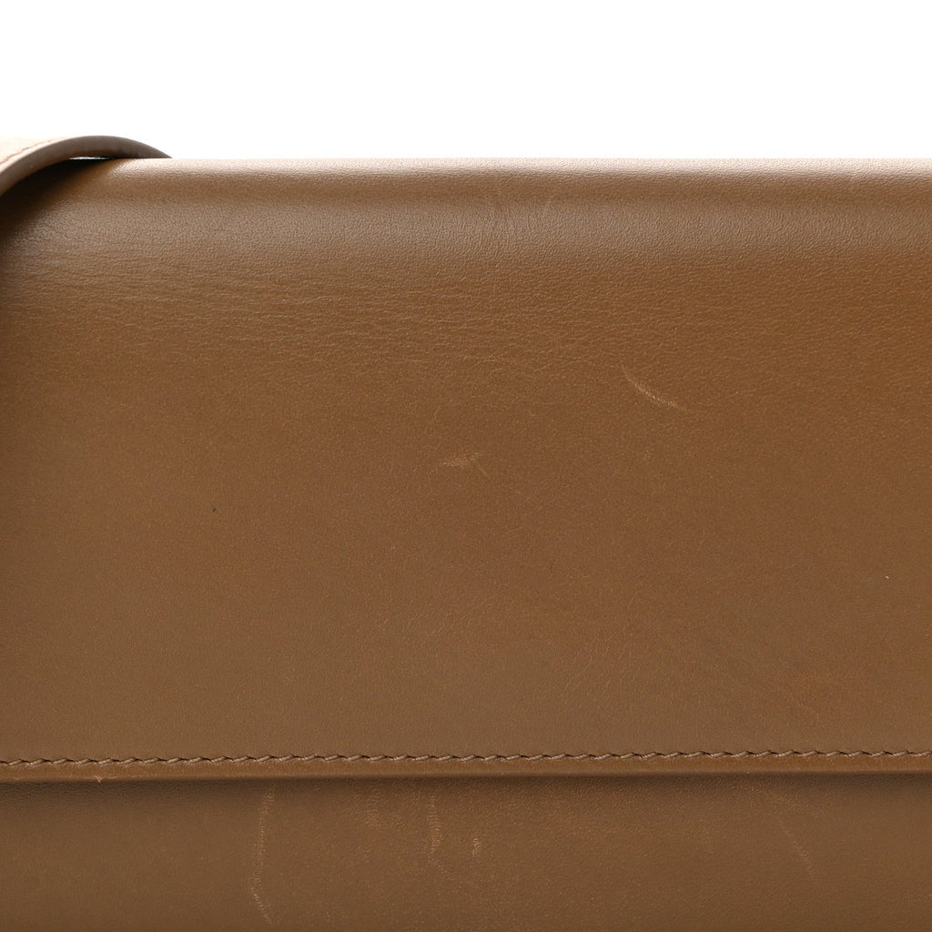 Smooth Calfskin Belt Flap Bag Incense
