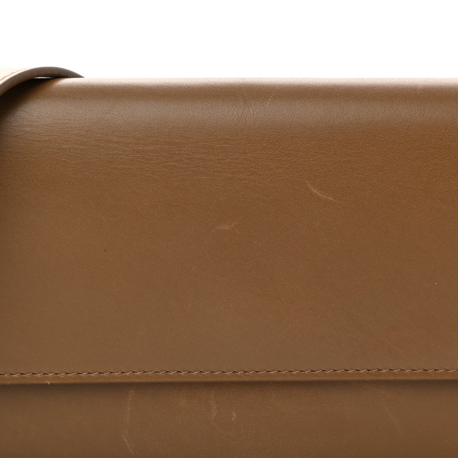 Smooth Calfskin Belt Flap Bag Incense