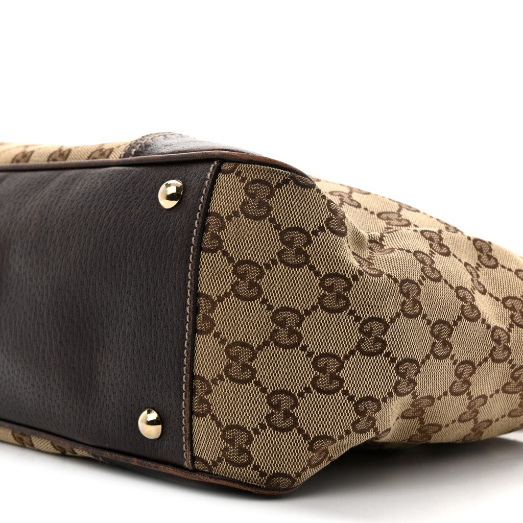 Monogram Medium Princy Tote Dark Brown