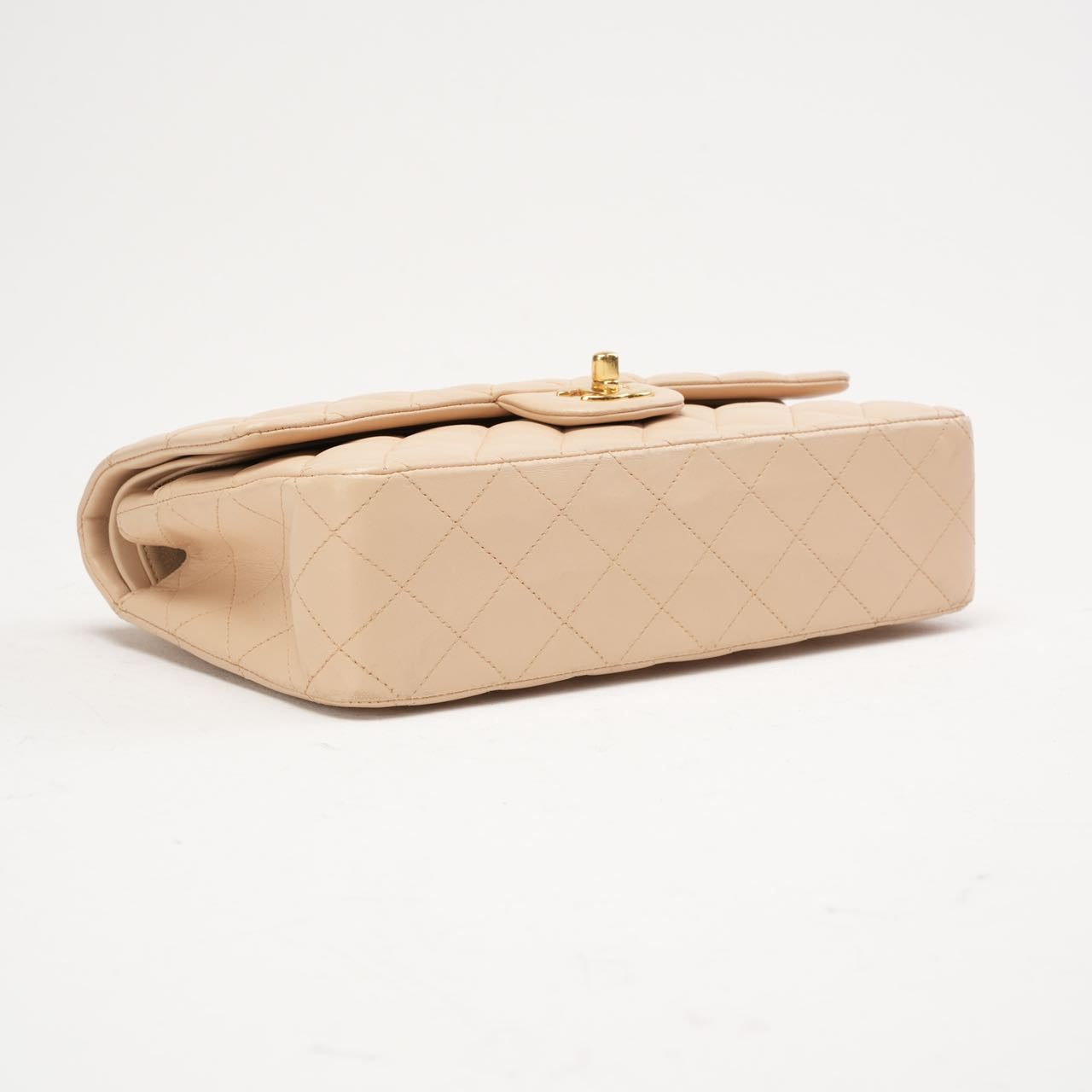 Chanel Timeless Medium Double Flap Lamb Beige 2011