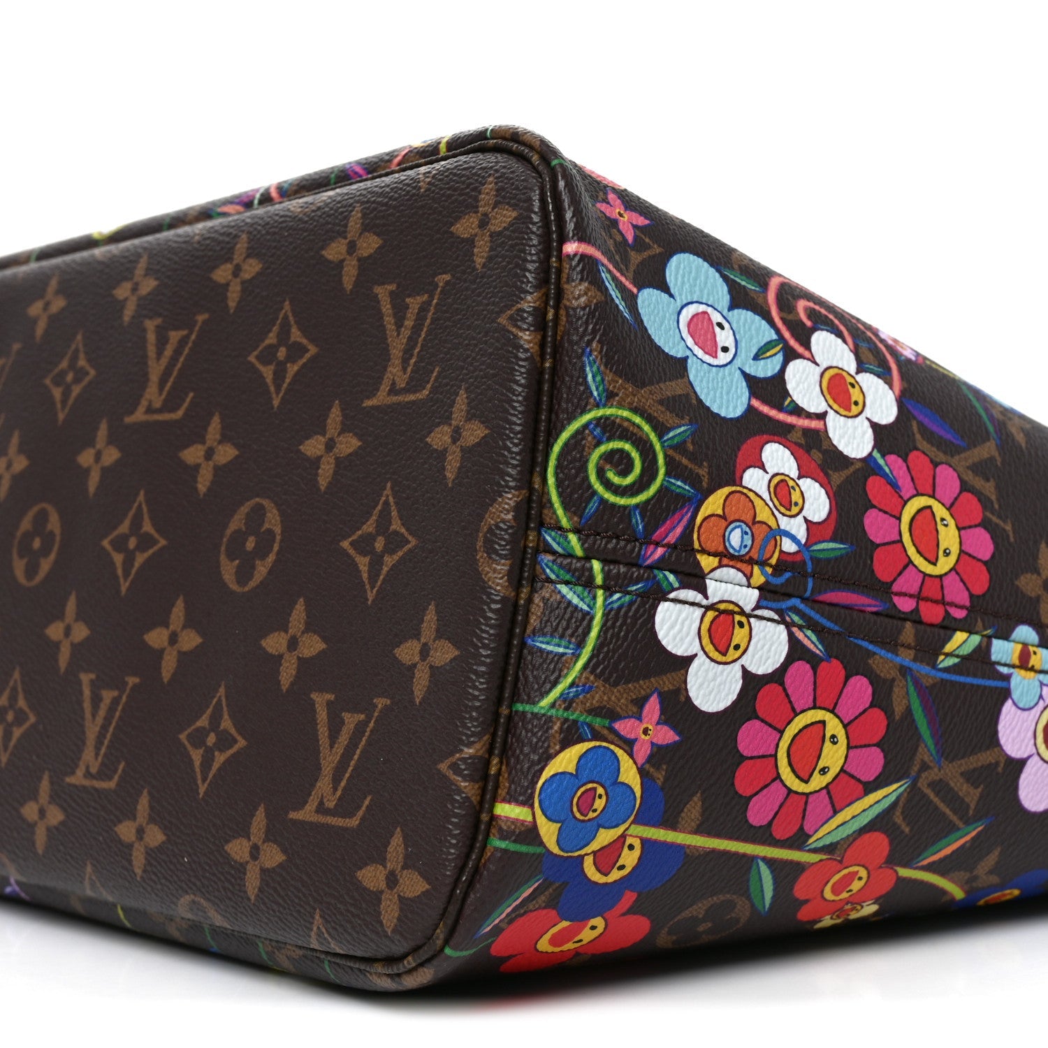 LV X TM Monogram Flowers Neverfull MM