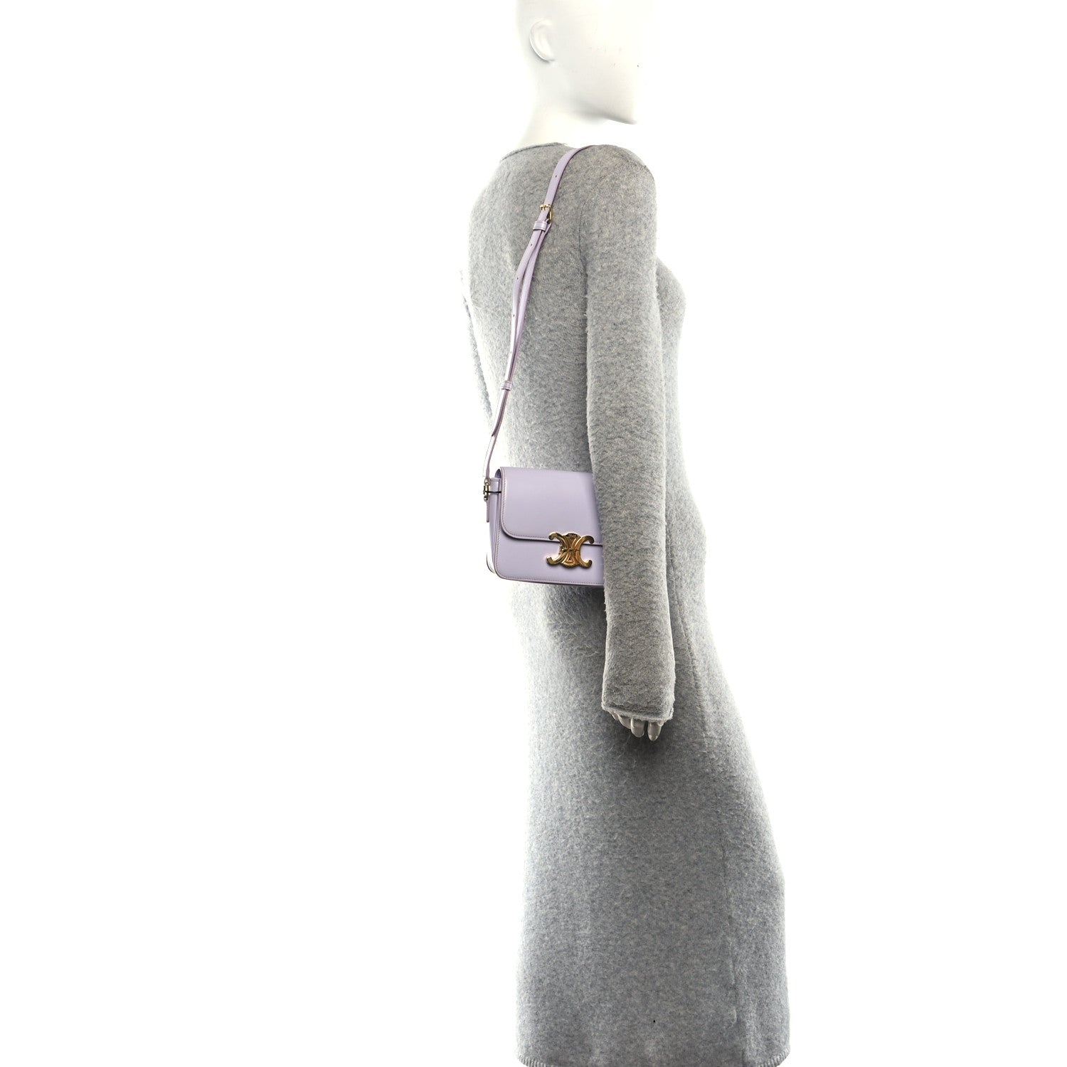 Shiny Calfskin Teen Triomphe Light Lavender