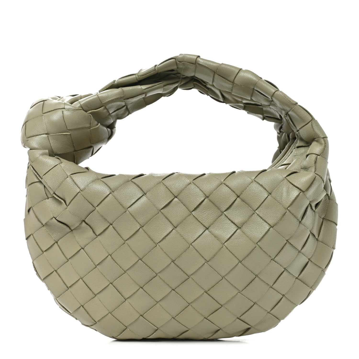 Nappa Intrecciato Mini Jodie Travertine