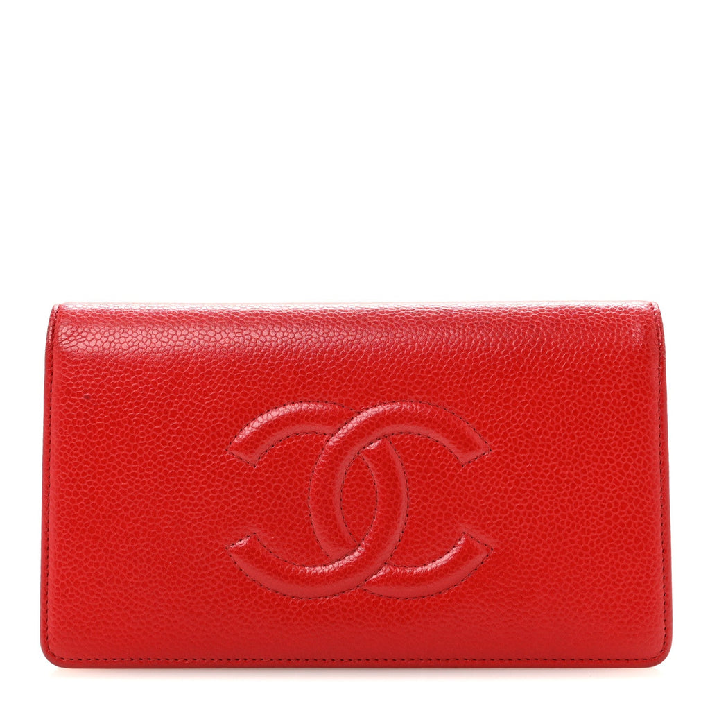 Caviar Timeless CC Yen Wallet Red