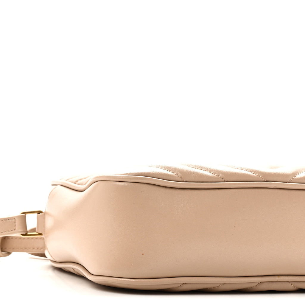Calfskin Matelasse Monogram Lou Camera Bag Dark Beige