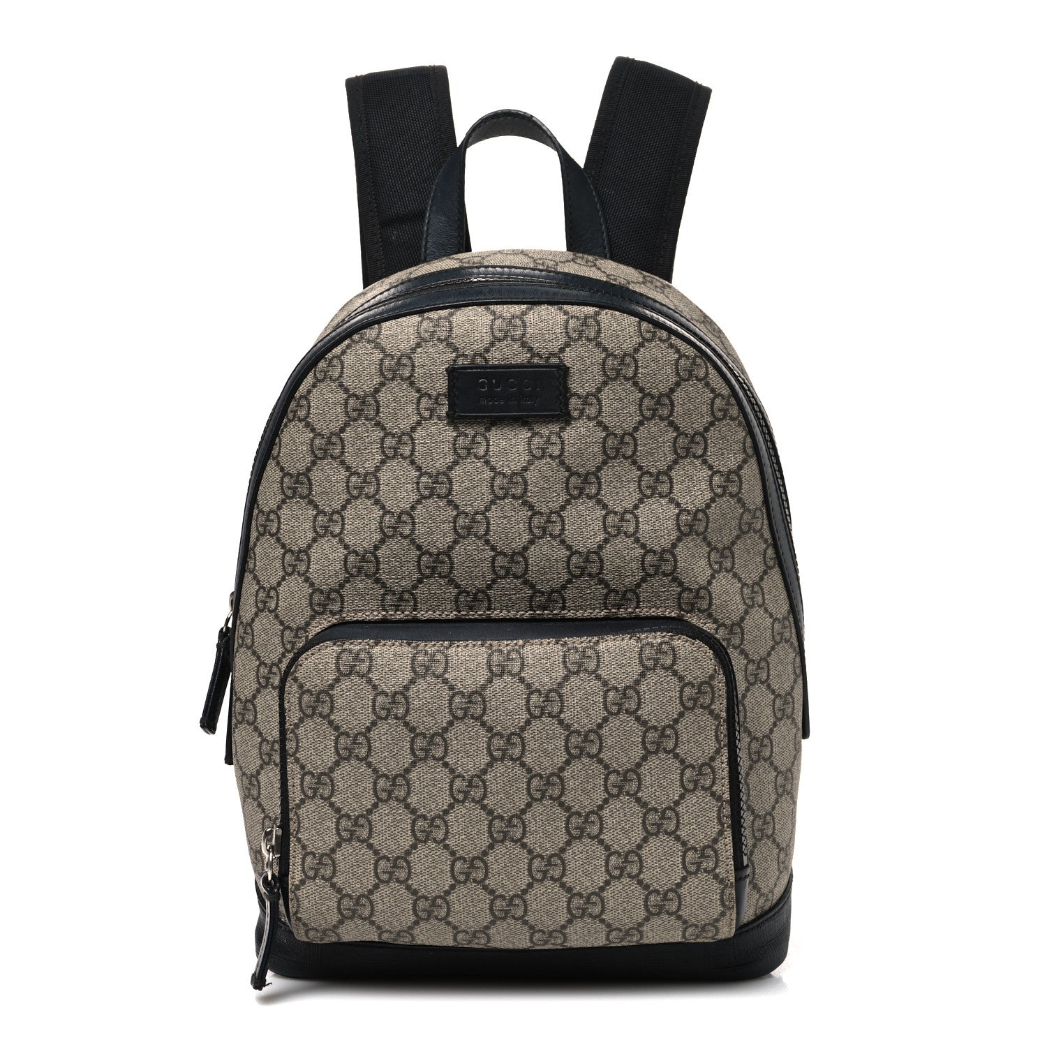 GG Supreme Monogram Small Eden Day Backpack Black